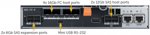 4x16GbFCplus2 x 12Gb SAS