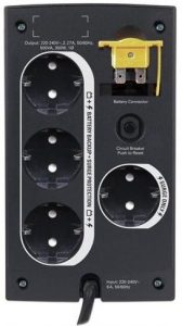 APC by Schneider Electric Back-UPS BC500-RS Rear
