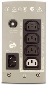 APC by Schneider Electric Back-UPS BK325I Rear