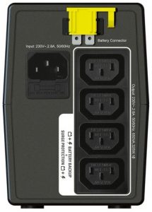 APC by Schneider Electric Back-UPS BX650LI Rear