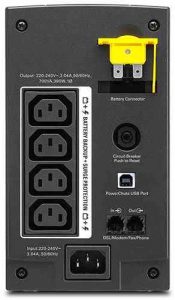 APC by Schneider Electric Back-UPS BX700UI Rear