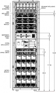 APC by Schneider Electric Symmetra PX 48kW SY32K48H-PD Front