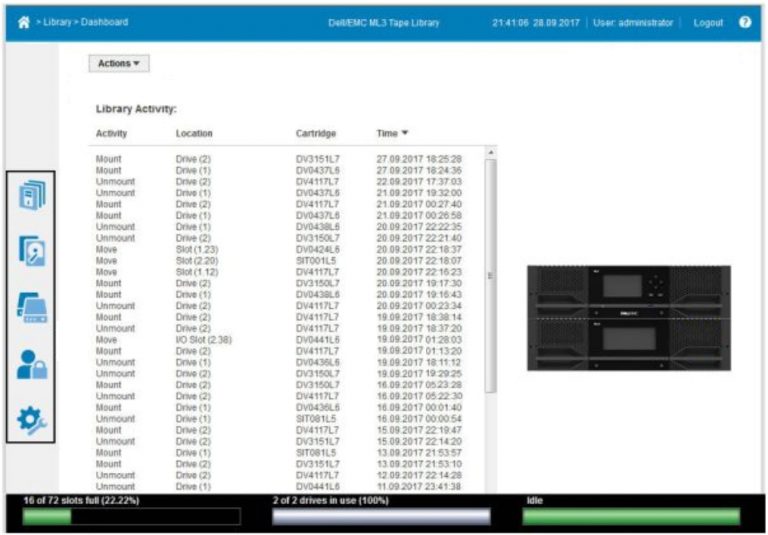 Dell EMC ML3 купить CompuWay