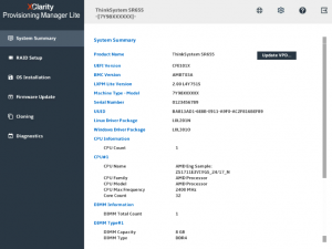 Lenovo XClarity Provisioning Manager