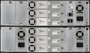 Quantum Scalar i3 Tape Library Rear with Expention
