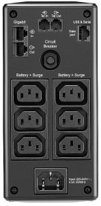 APC by Schneider Electric Back-UPS Pro BR650MI Rear