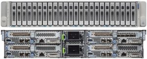 Cisco UCS C4200 Front Rear