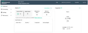 HPE MSA 1060 SMU Storage Management Utility v4