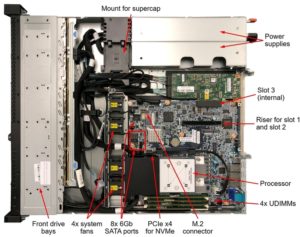 Lenovo ThinkSystem SR250 V2 Server Top View