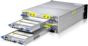 Система хранения данных QTECH QSRV-4524 вид сзади