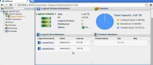 Infortrend Web-based SANWatch software