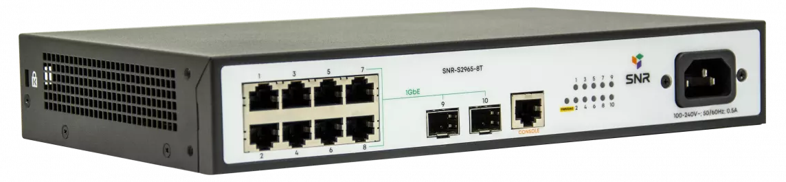 Snr 8t poe. Коммутатор SNR-s2965-8t. Управляемый коммутатор уровня 2 SNR-s2965-24t. SNR-s2965-24t. Коммутатор Ethernet SNR-s2965-8t-ups SNR.