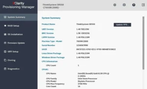 Lenovo XClarity Provisioning Manager