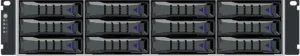 YADRO дисковый модуль расширения L12 вид спереди без фальш-панели