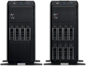 Dell PowerEdge T360 Tower Server Front Discs