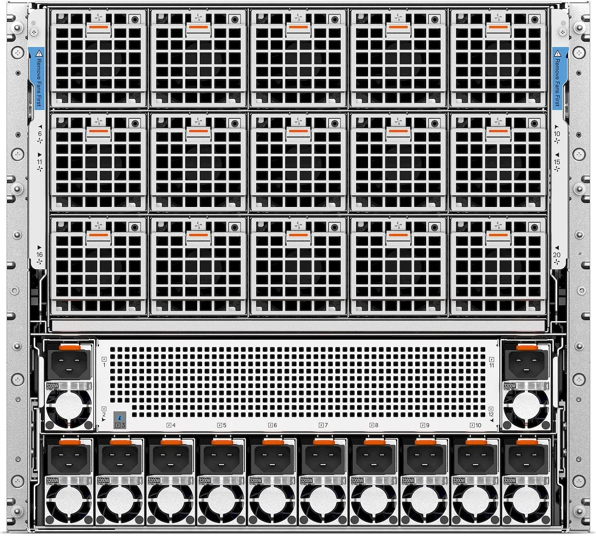 Dell PowerEdge XE9780 Rear Dell PowerEdge XE9780 Rear