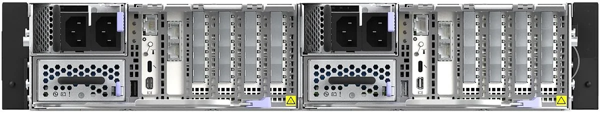 IBM FlashSystem 9600 Rear