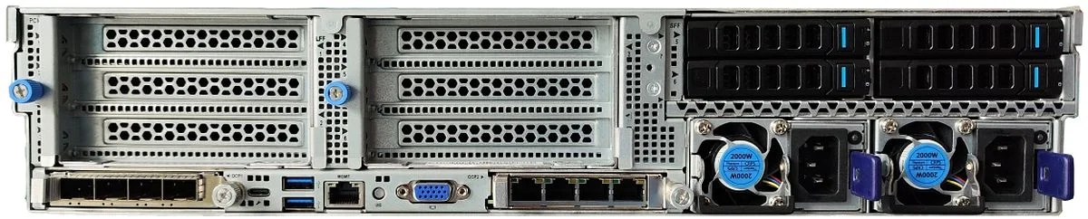 Сервер Гравитон СН2122И6 вид сзади